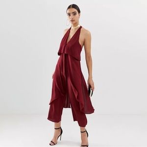 Maroon Jumpsuit